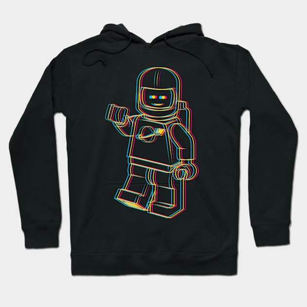 3D Spaceman Hoodie by chrisraimoart